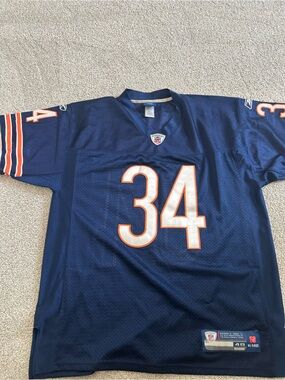 Reebok Navy and White NFL Players Jersey Tag - Size 48